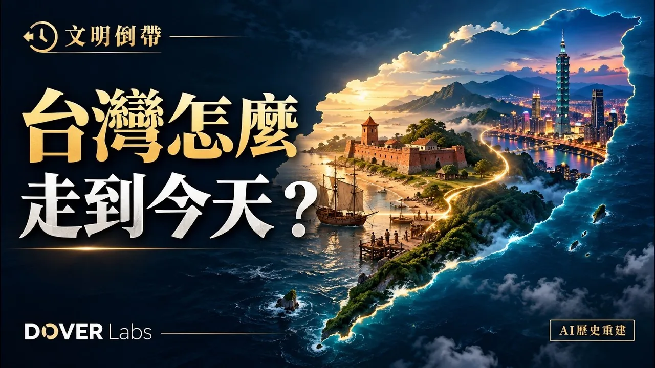 台灣怎麼走到今天？從荷治到民主化的 10 分鐘歷史旅程