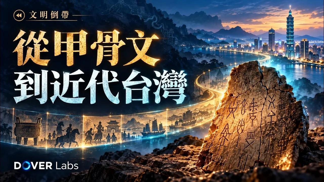 從甲骨文到近代台灣：7 分鐘走過文明與時代變遷