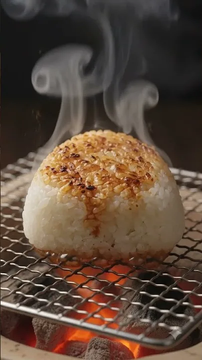 深夜醬刷烤飯糰聲