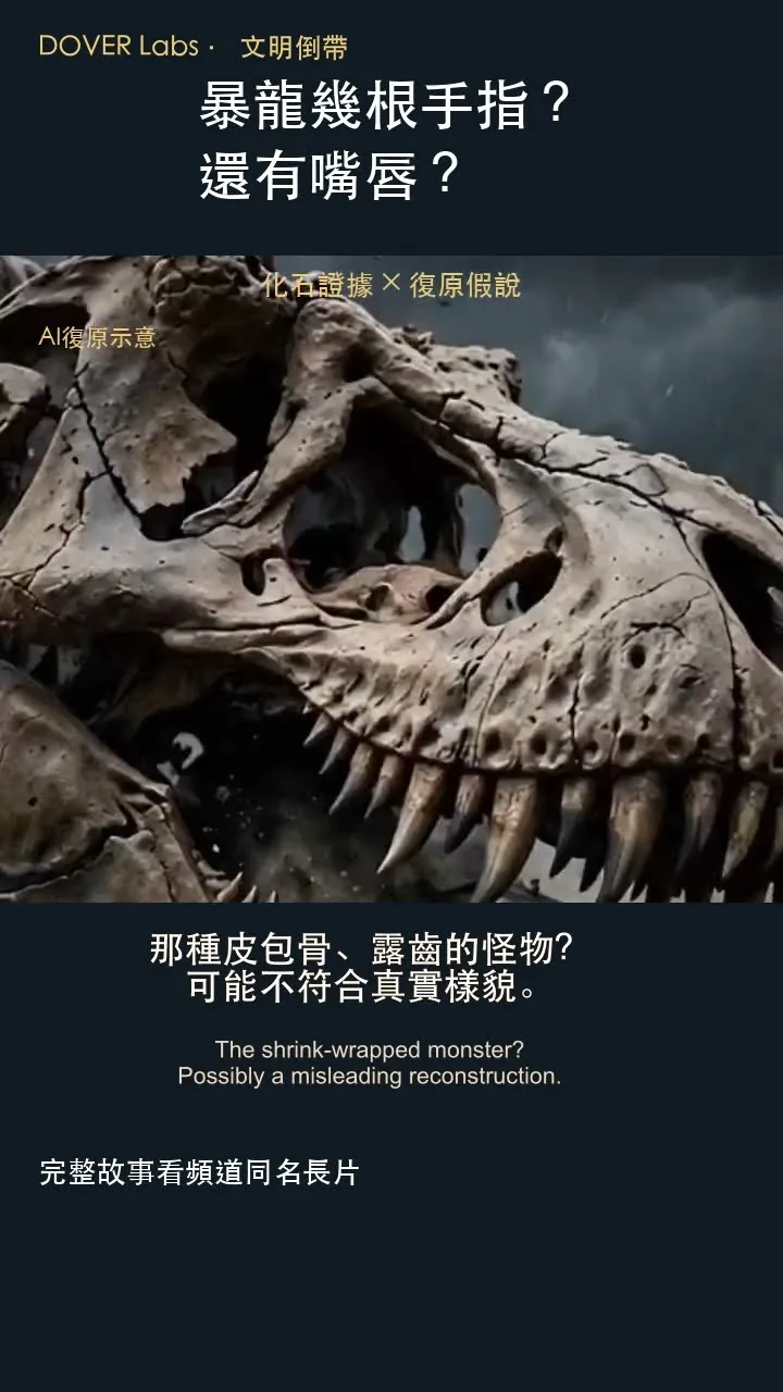 暴龍有嘴唇？兩根手指與 15 噸體型的研究推估