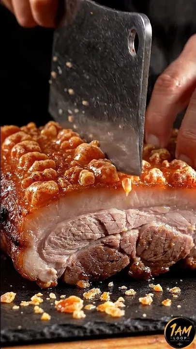 深夜脆皮燒肉喀滋聲