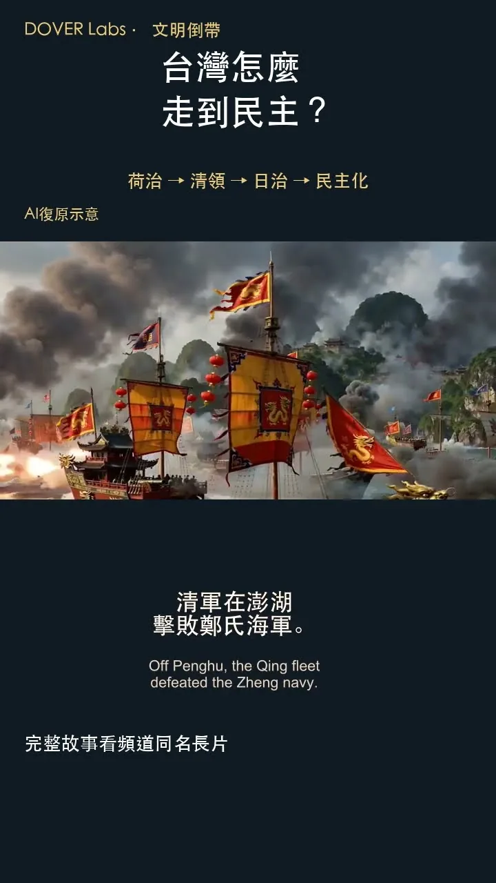 台灣怎麼走到民主？一分鐘看四個歷史轉折